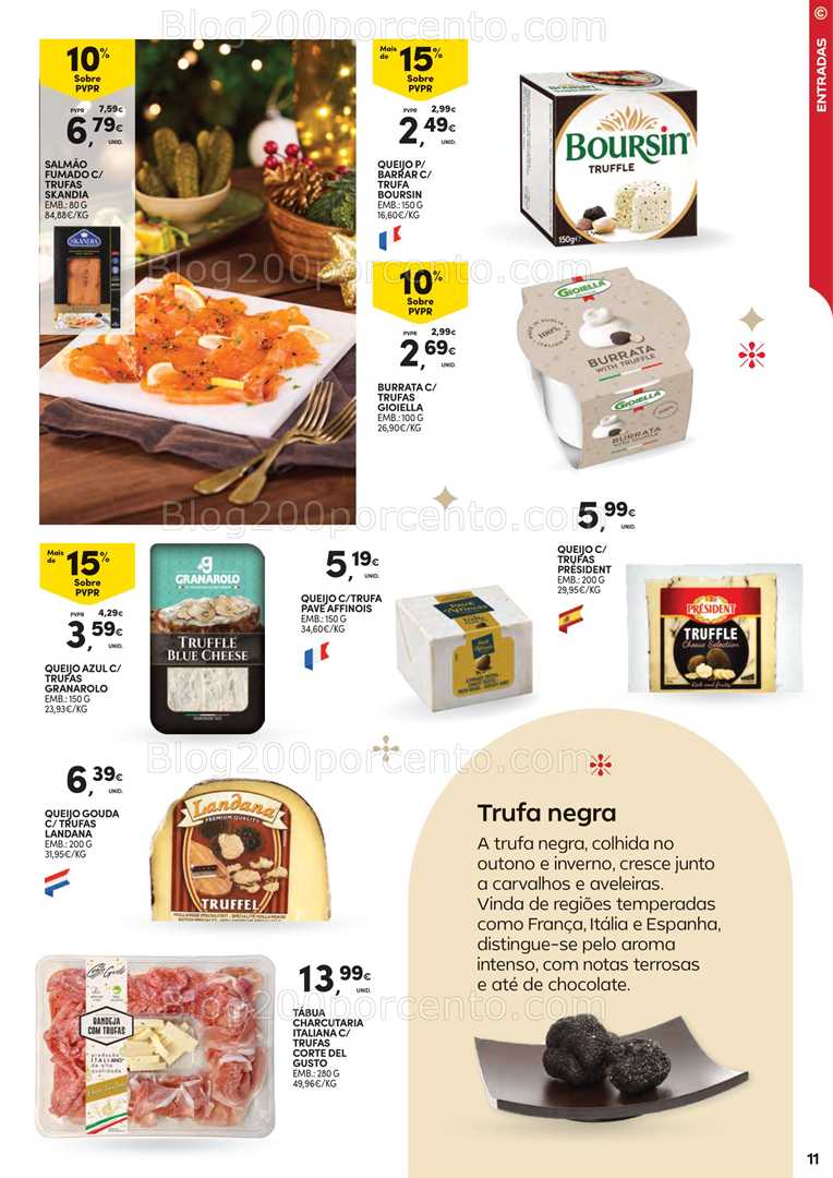 Antevisão Folheto CONTINENTE Ceia de Natal Promoções de 18 novembro a 24 dezembro