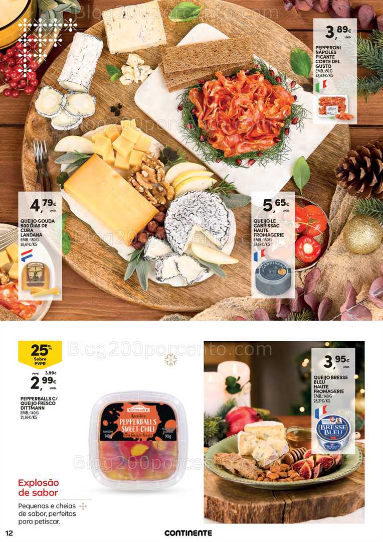 Antevisão Folheto CONTINENTE Ceia de Natal Promoções de 18 novembro a 24 dezembro