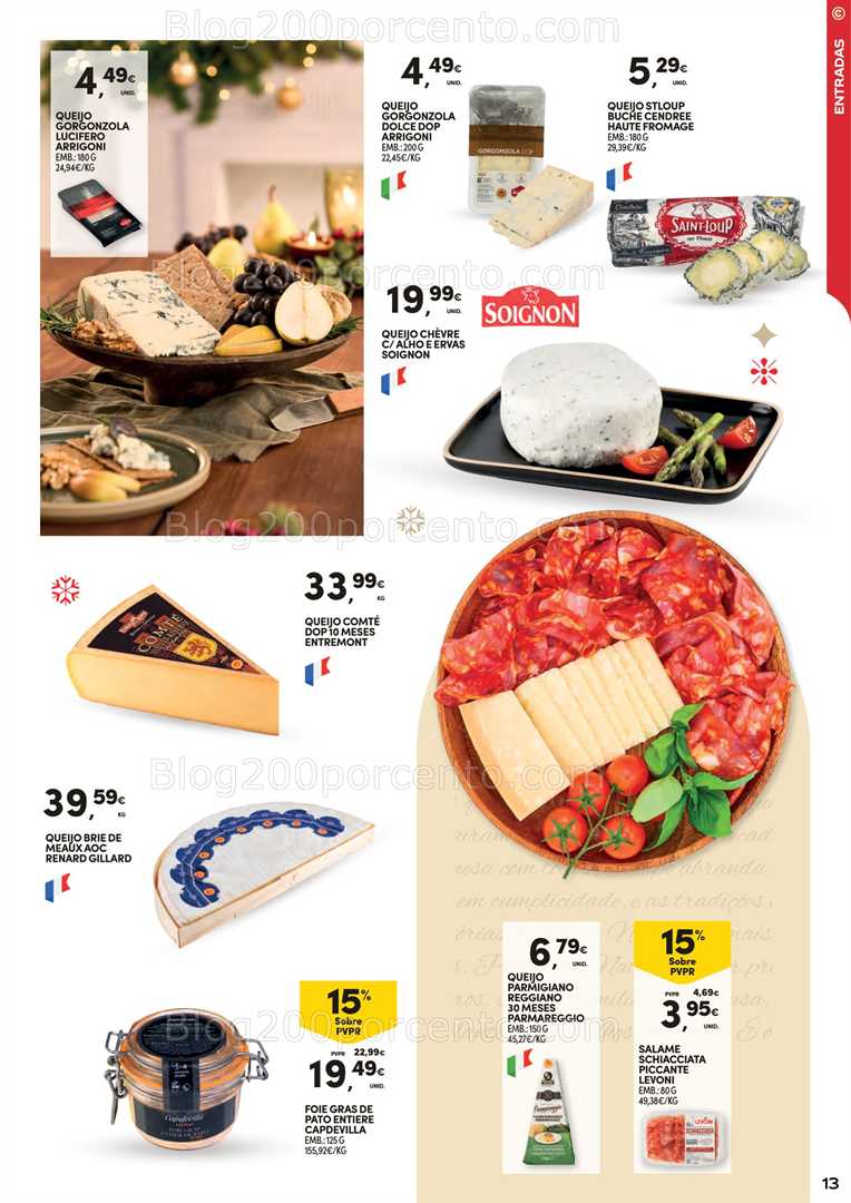 Antevisão Folheto CONTINENTE Ceia de Natal Promoções de 18 novembro a 24 dezembro