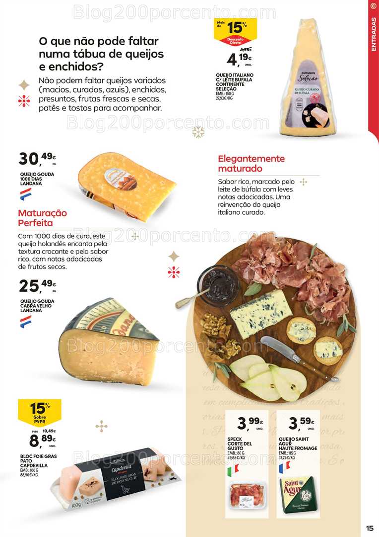 Antevisão Folheto CONTINENTE Ceia de Natal Promoções de 18 novembro a 24 dezembro