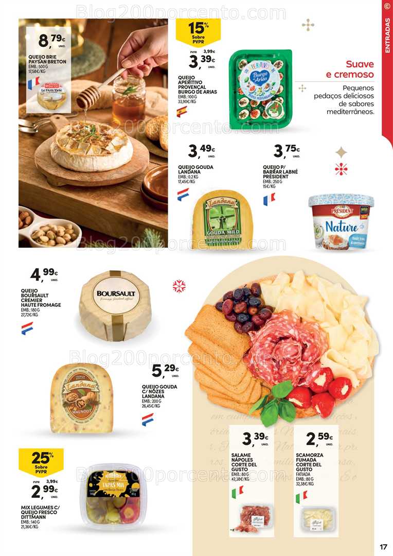 Antevisão Folheto CONTINENTE Ceia de Natal Promoções de 18 novembro a 24 dezembro