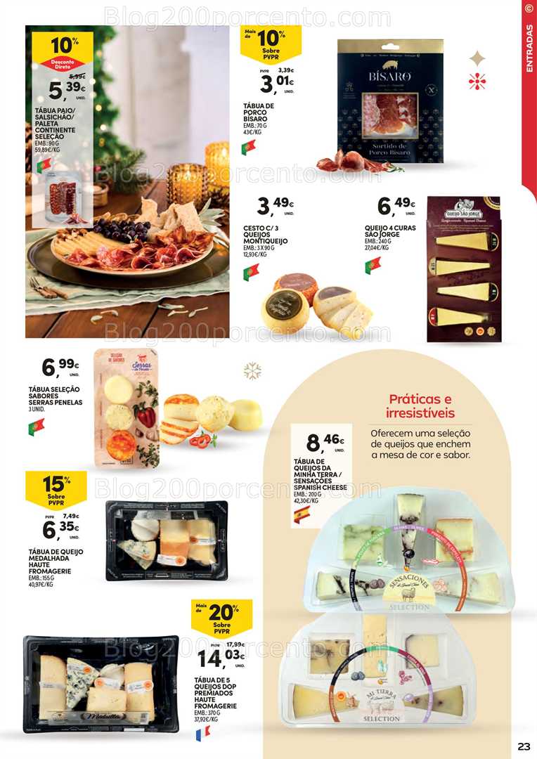 Antevisão Folheto CONTINENTE Ceia de Natal Promoções de 18 novembro a 24 dezembro