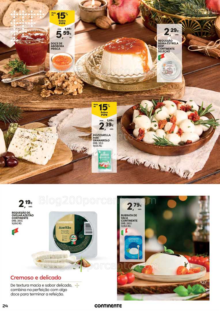 Antevisão Folheto CONTINENTE Ceia de Natal Promoções de 18 novembro a 24 dezembro