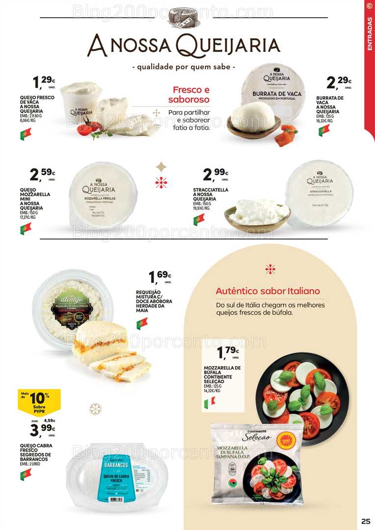 Antevisão Folheto CONTINENTE Ceia de Natal Promoções de 18 novembro a 24 dezembro