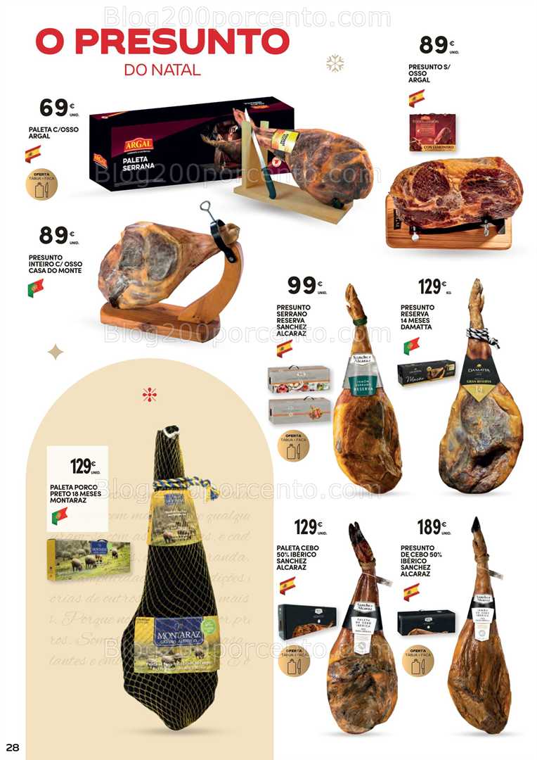 Antevisão Folheto CONTINENTE Ceia de Natal Promoções de 18 novembro a 24 dezembro