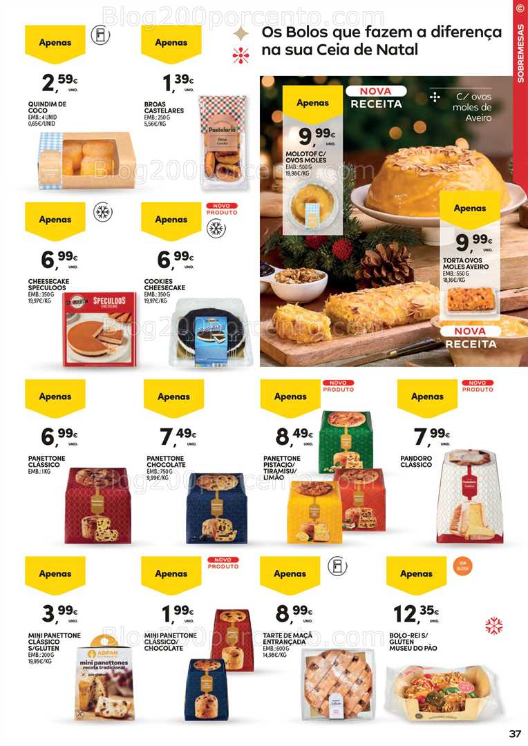 Antevisão Folheto CONTINENTE Ceia de Natal Promoções de 18 novembro a 24 dezembro