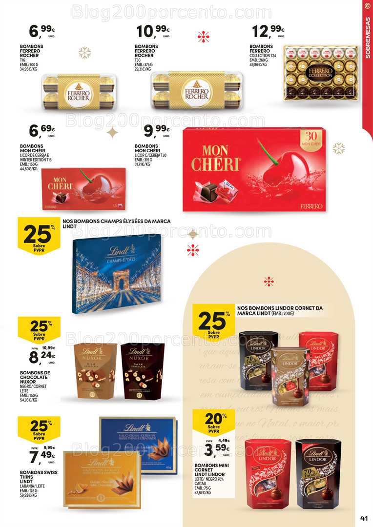 Antevisão Folheto CONTINENTE Ceia de Natal Promoções de 18 novembro a 24 dezembro