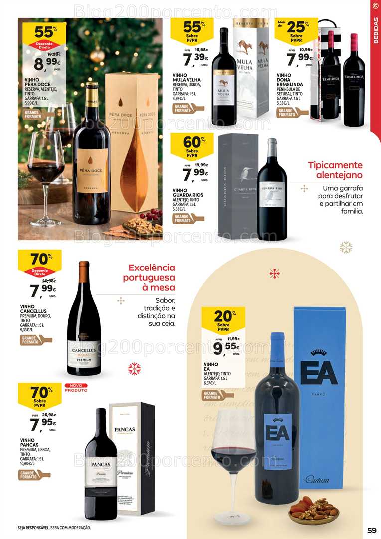 Antevisão Folheto CONTINENTE Ceia de Natal Promoções de 18 novembro a 24 dezembro