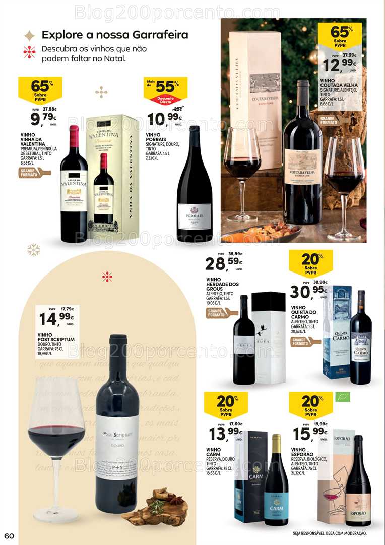 Antevisão Folheto CONTINENTE Ceia de Natal Promoções de 18 novembro a 24 dezembro