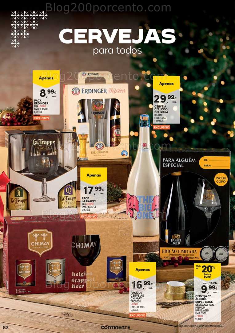 Antevisão Folheto CONTINENTE Ceia de Natal Promoções de 18 novembro a 24 dezembro