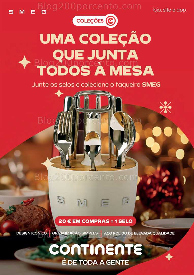 Antevisão Folheto CONTINENTE Ceia de Natal Promoções de 18 novembro a 24 dezembro