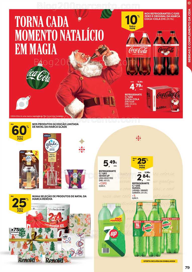Antevisão Folheto CONTINENTE Ceia de Natal Promoções de 18 novembro a 24 dezembro