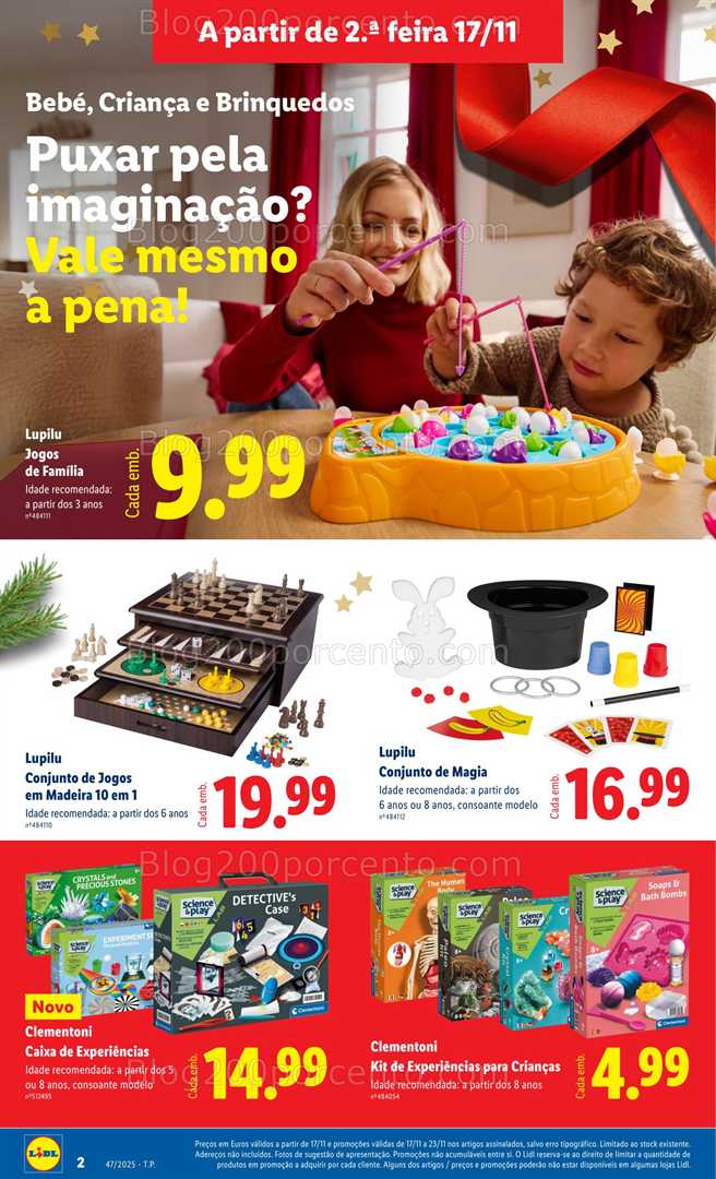 Antevisão Folheto LIDL Bazar Promoções de 17 a 27 novembro - Edição Digital