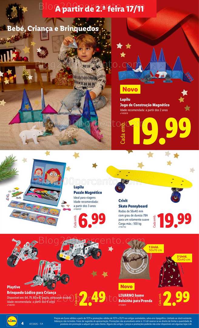 Antevisão Folheto LIDL Bazar Promoções de 17 a 27 novembro - Edição Digital