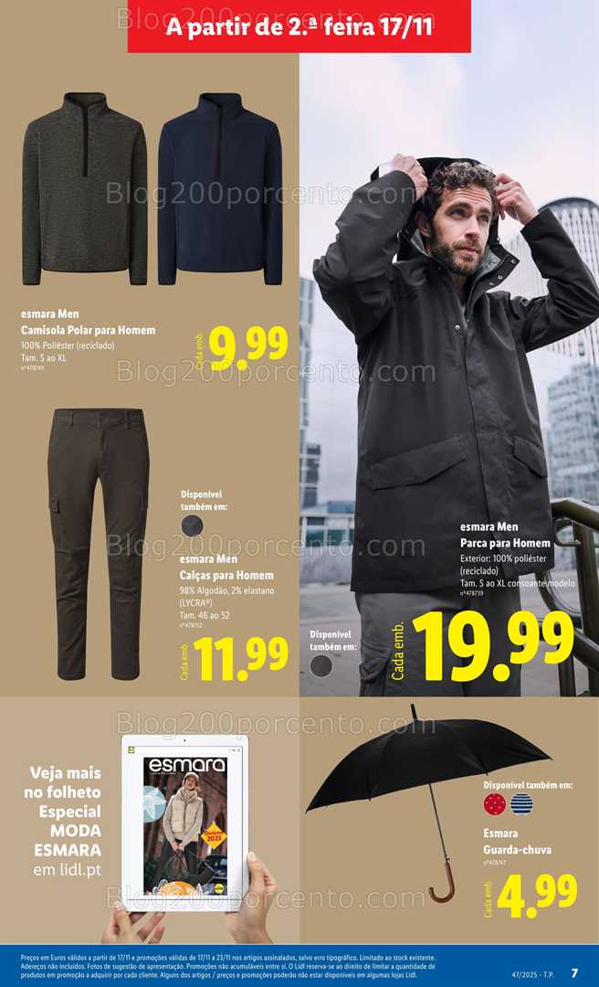 Antevisão Folheto LIDL Bazar Promoções de 17 a 27 novembro - Edição Digital