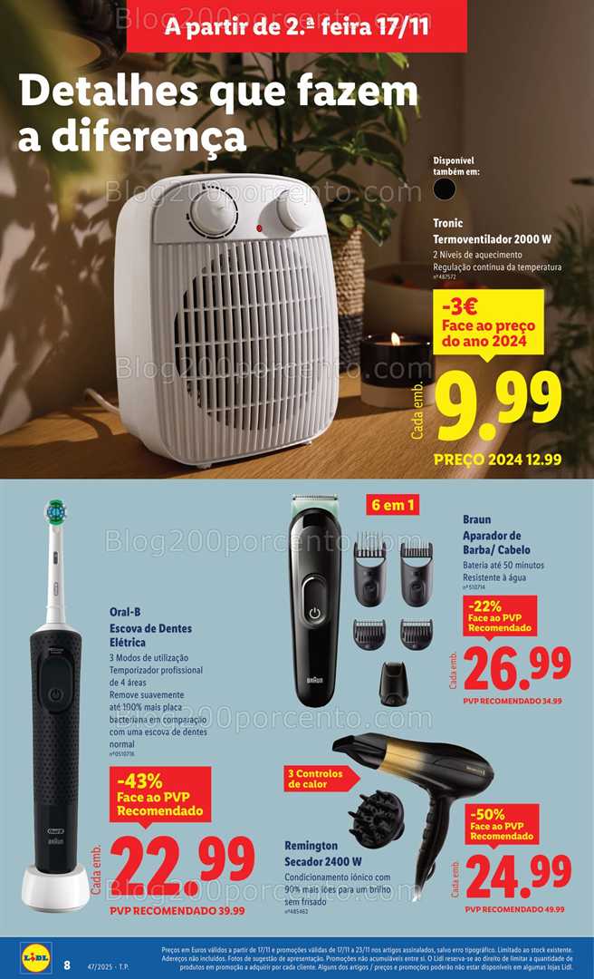 Antevisão Folheto LIDL Bazar Promoções de 17 a 27 novembro - Edição Digital