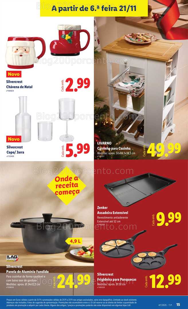 Antevisão Folheto LIDL Bazar Promoções de 17 a 27 novembro - Edição Digital