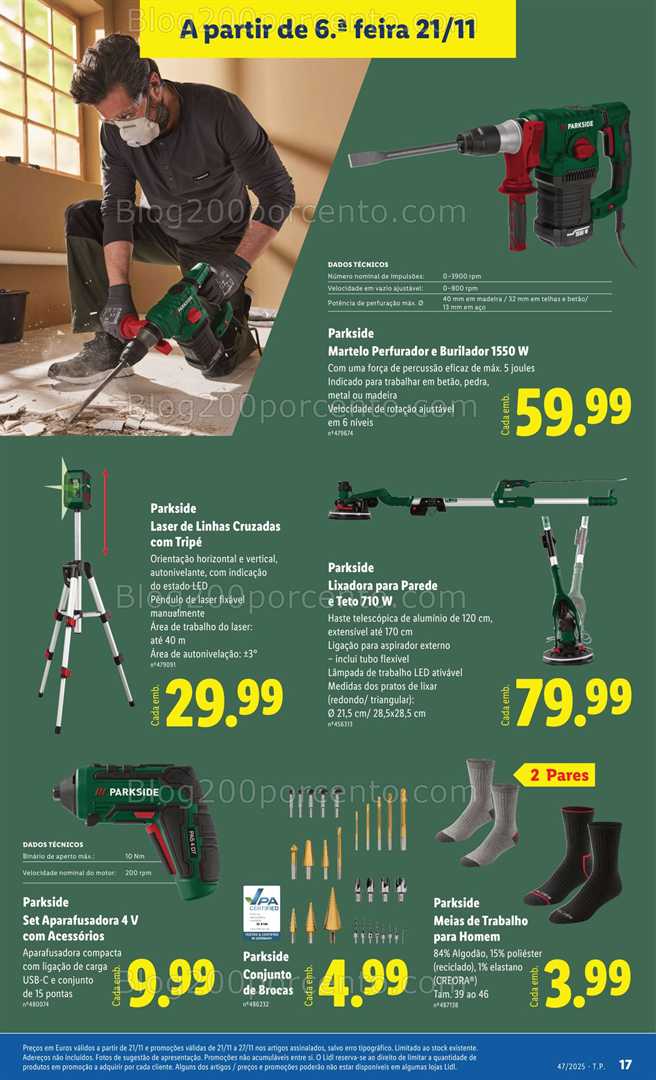 Antevisão Folheto LIDL Bazar Promoções de 17 a 27 novembro - Edição Digital