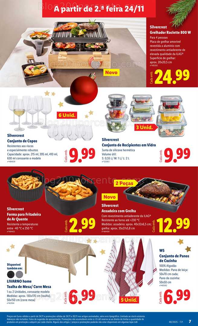 Antevisão Folheto LIDL Bazar Promoções de 24 novembro a 4 dezembro