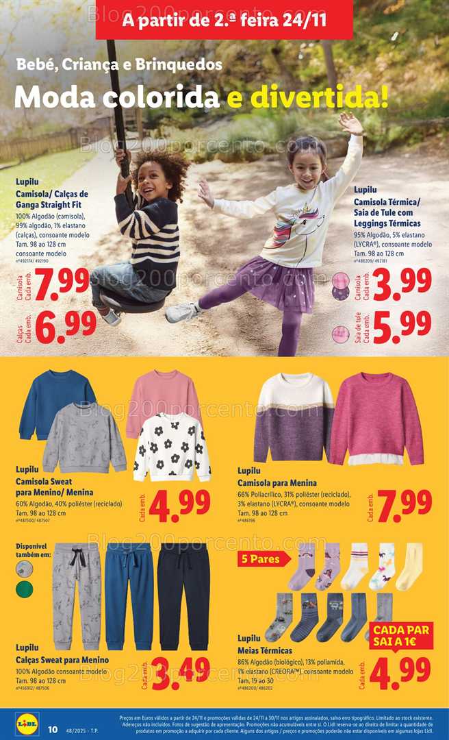 Antevisão Folheto LIDL Bazar Promoções de 24 novembro a 4 dezembro