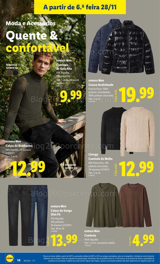 Antevisão Folheto LIDL Bazar Promoções de 28 novembro a 4 dezembro