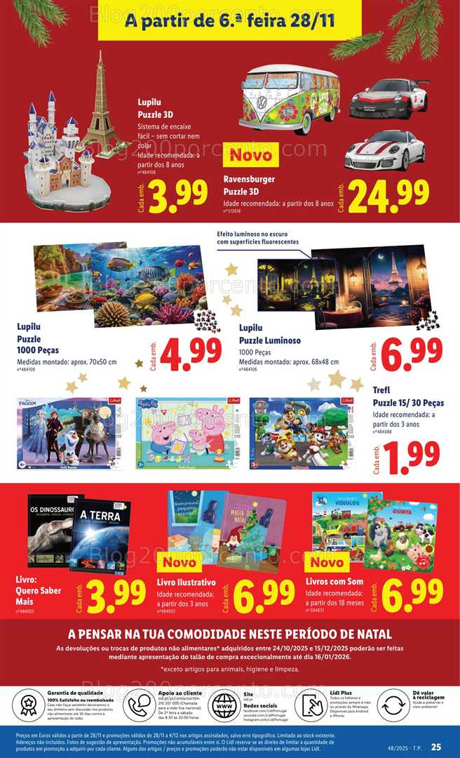 Antevisão Folheto LIDL Bazar Promoções de 28 novembro a 4 dezembro