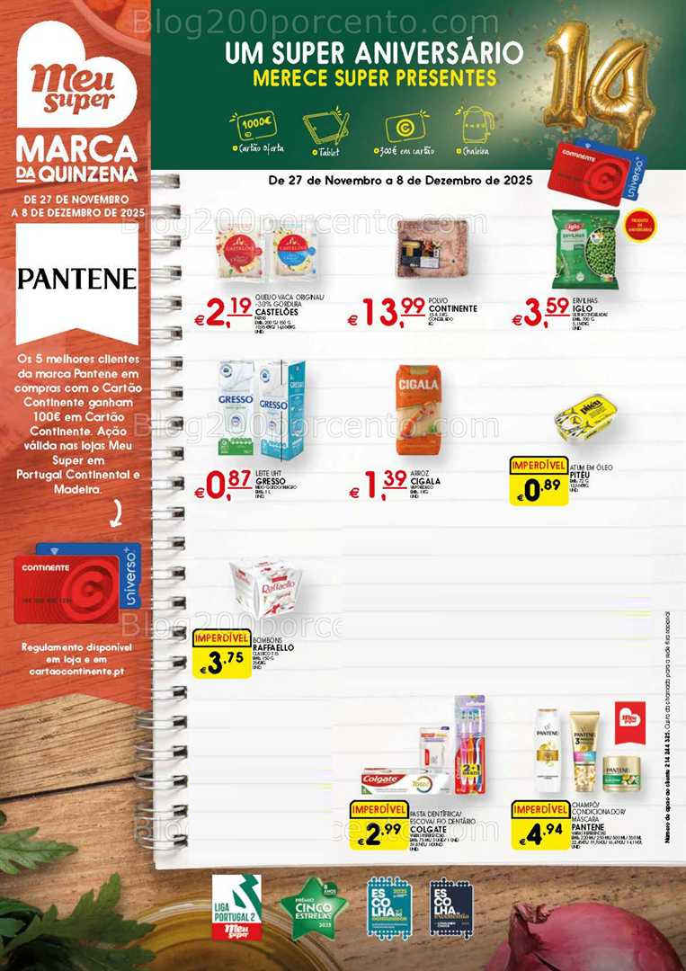 Antevisão Folheto MEU SUPER Promoções de 27 novembro a 8 dezembro