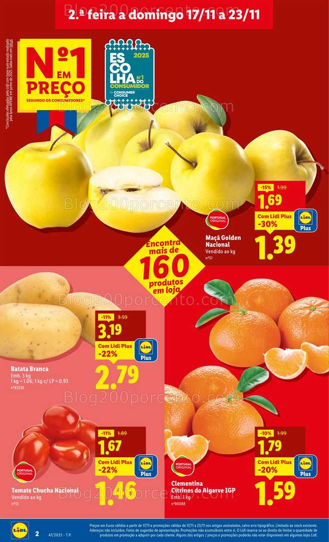 Antevisão Folheto LIDL Promoções de 17 a 23 novembro - Edição Digital