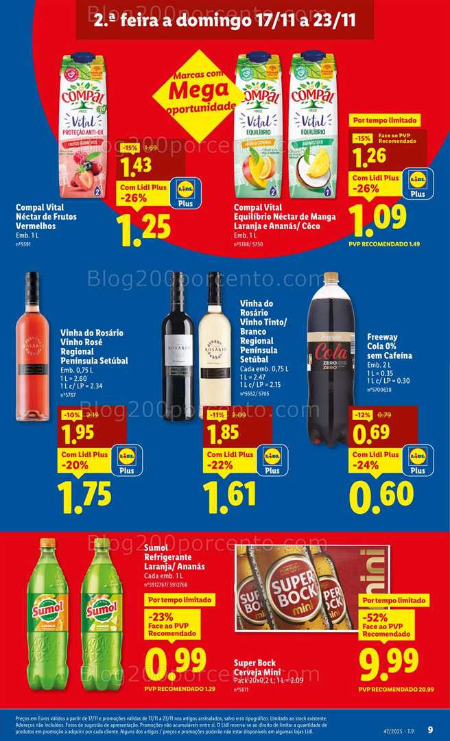 Antevisão Folheto LIDL Promoções de 17 a 23 novembro - Edição Digital