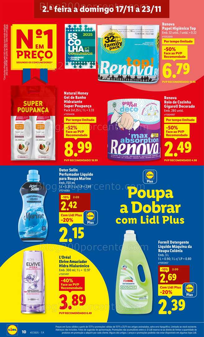 Antevisão Folheto LIDL Promoções de 17 a 23 novembro - Edição Digital