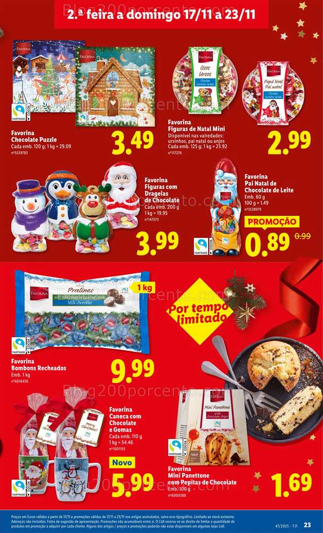 Antevisão Folheto LIDL Promoções de 17 a 23 novembro - Edição Digital
