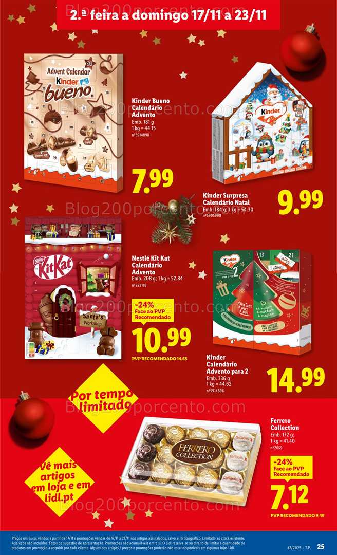 Antevisão Folheto LIDL Promoções de 17 a 23 novembro - Edição Digital