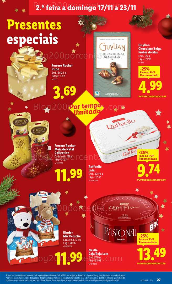 Antevisão Folheto LIDL Promoções de 17 a 23 novembro - Edição Digital