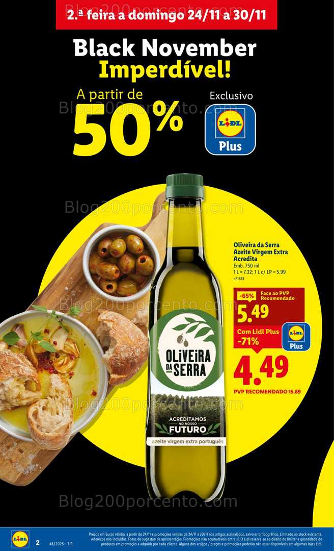 Antevisão Folheto LIDL Promoções de 24 a 30 novembro