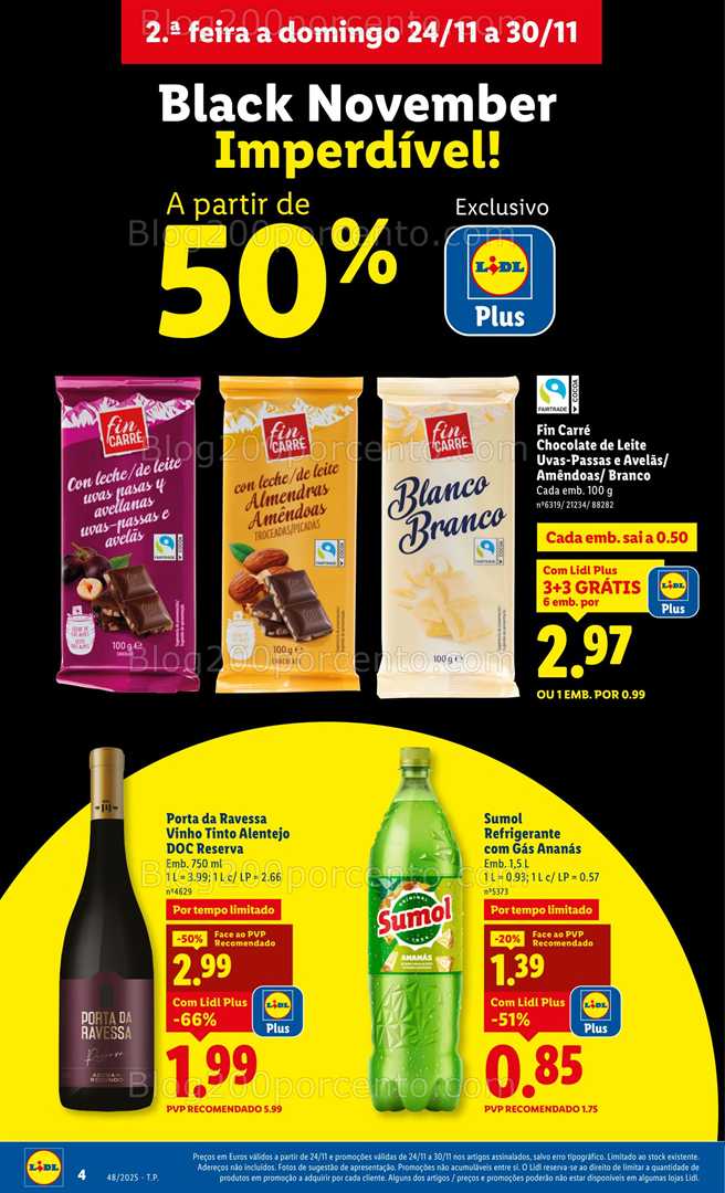Antevisão Folheto LIDL Promoções de 24 a 30 novembro