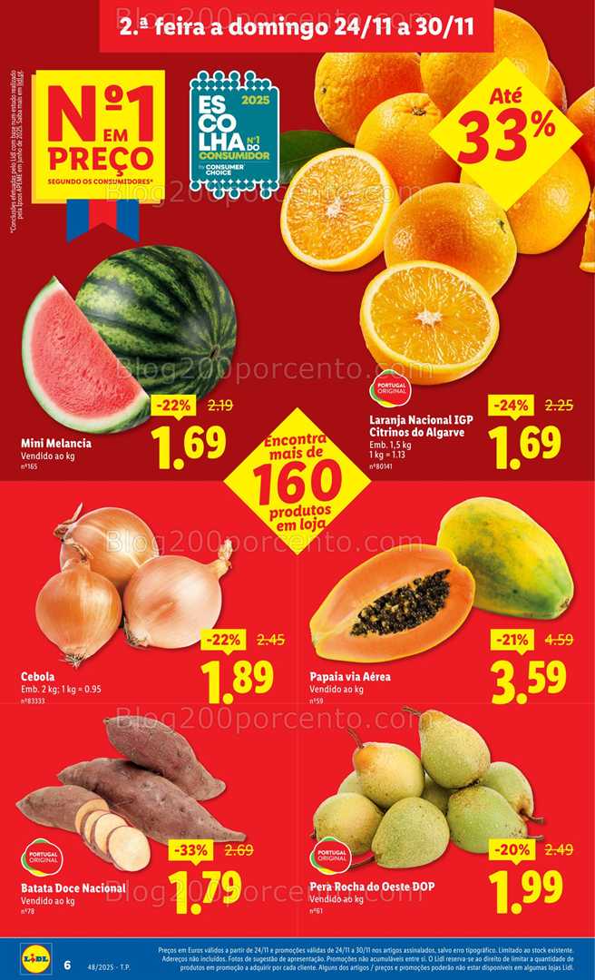 Antevisão Folheto LIDL Promoções de 24 a 30 novembro