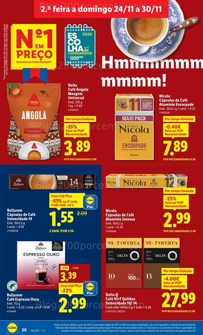 Antevisão Folheto LIDL Promoções de 24 a 30 novembro