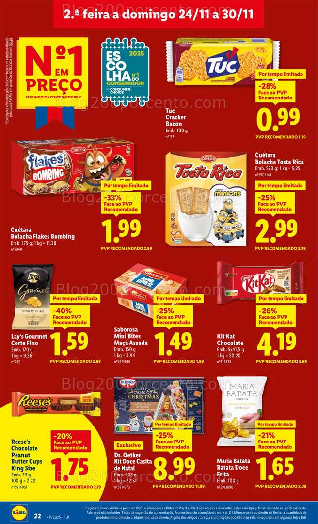 Antevisão Folheto LIDL Promoções de 24 a 30 novembro