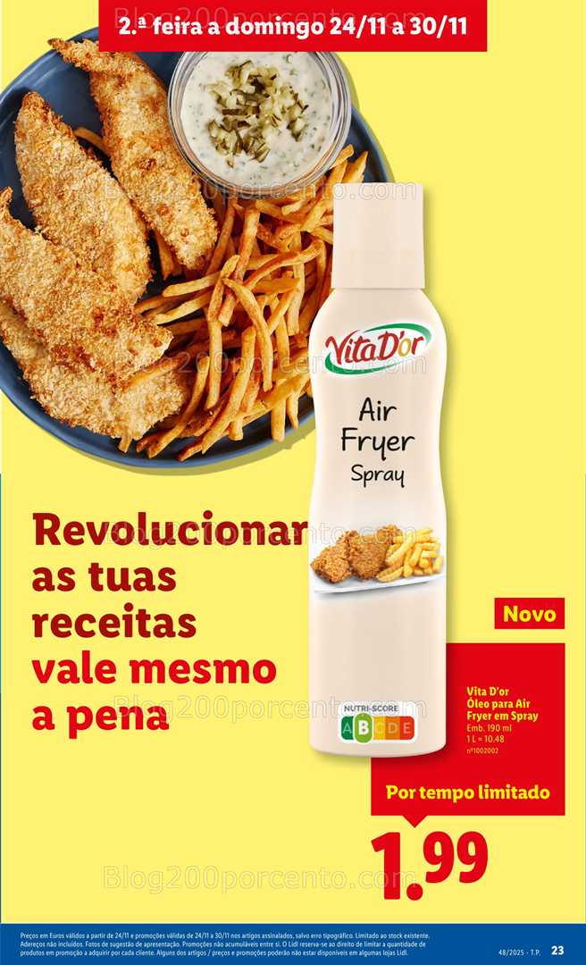 Antevisão Folheto LIDL Promoções de 24 a 30 novembro