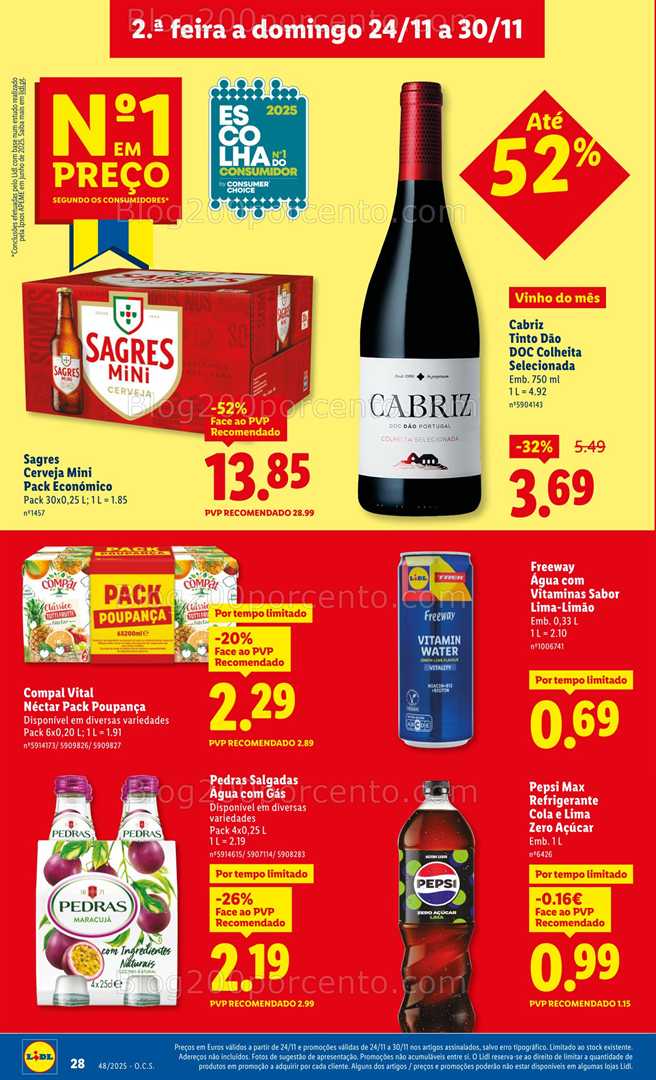 Antevisão Folheto LIDL Promoções de 24 a 30 novembro