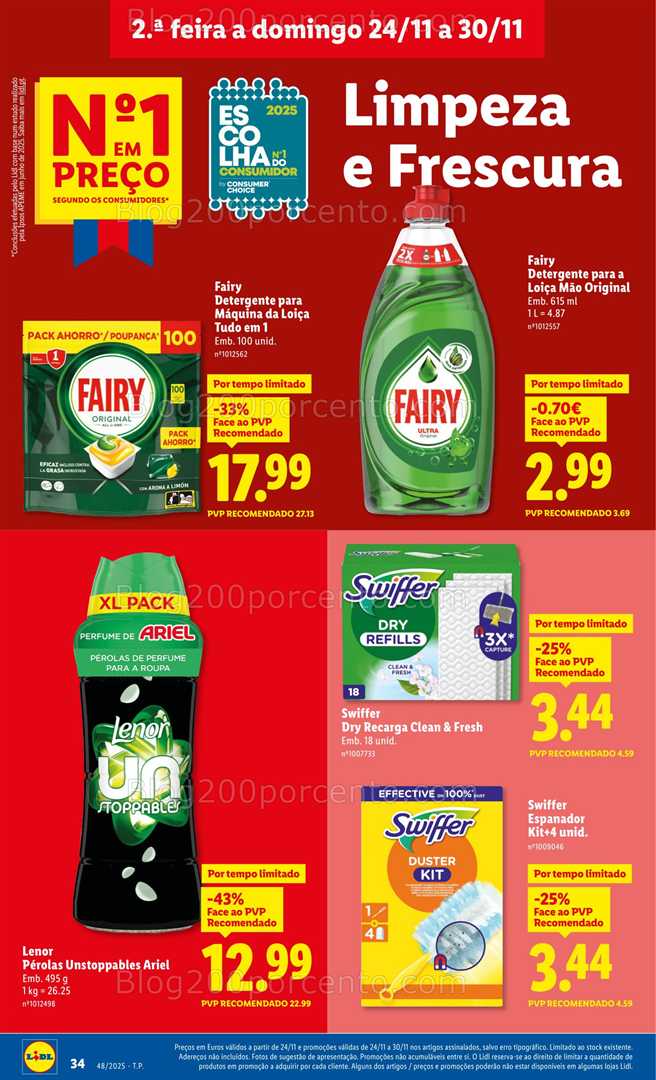 Antevisão Folheto LIDL Promoções de 24 a 30 novembro