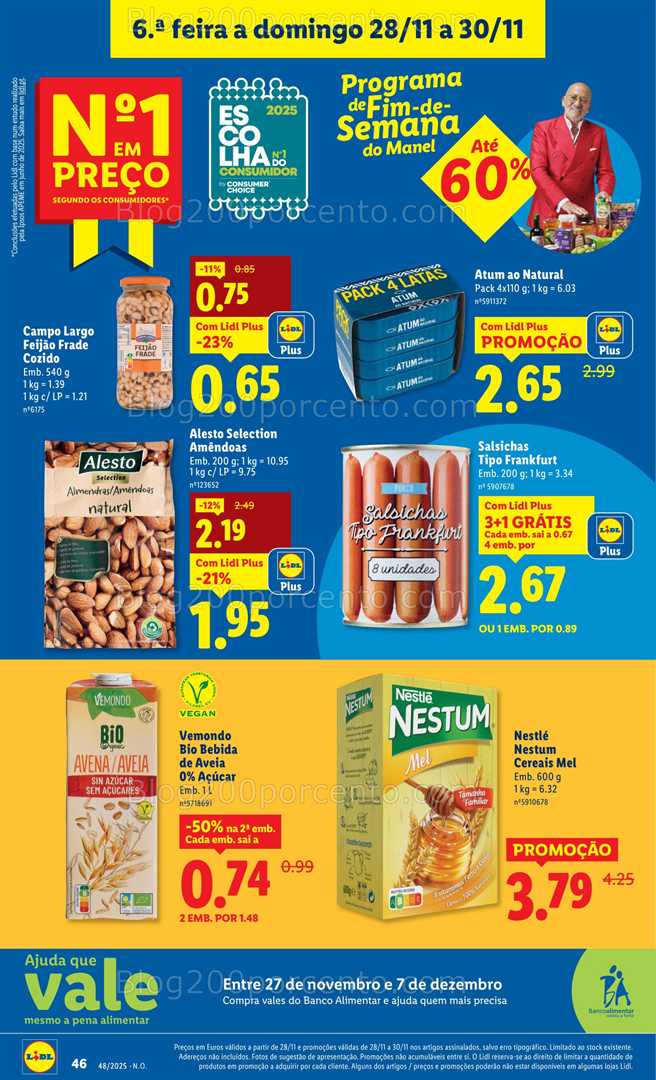 Antevisão Folheto LIDL Promoções de 24 a 30 novembro