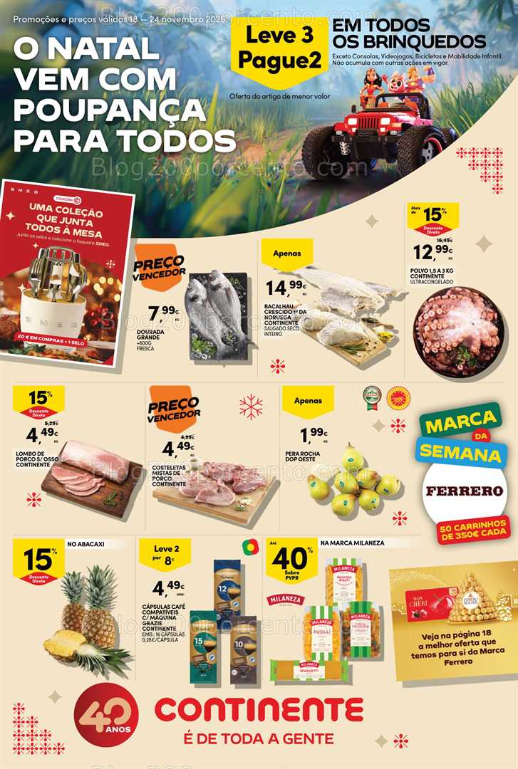 Antevisão Folheto CONTINENTE Bom Dia Promoções de 18 a 24 novembro