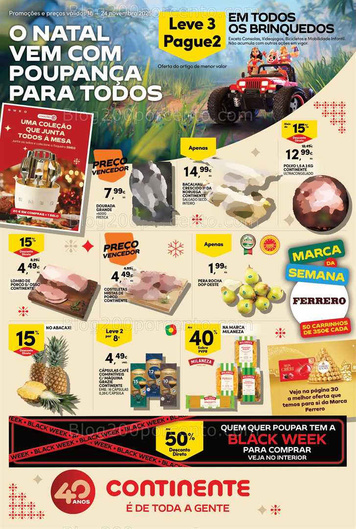Antevisão Folheto CONTINENTE Promoções de 18 a 24 novembro - Edição Digital
