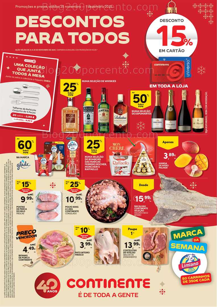 Antevisão Folheto CONTINENTE Promoções de 25 novembro a 1 dezembro - Edição Digital