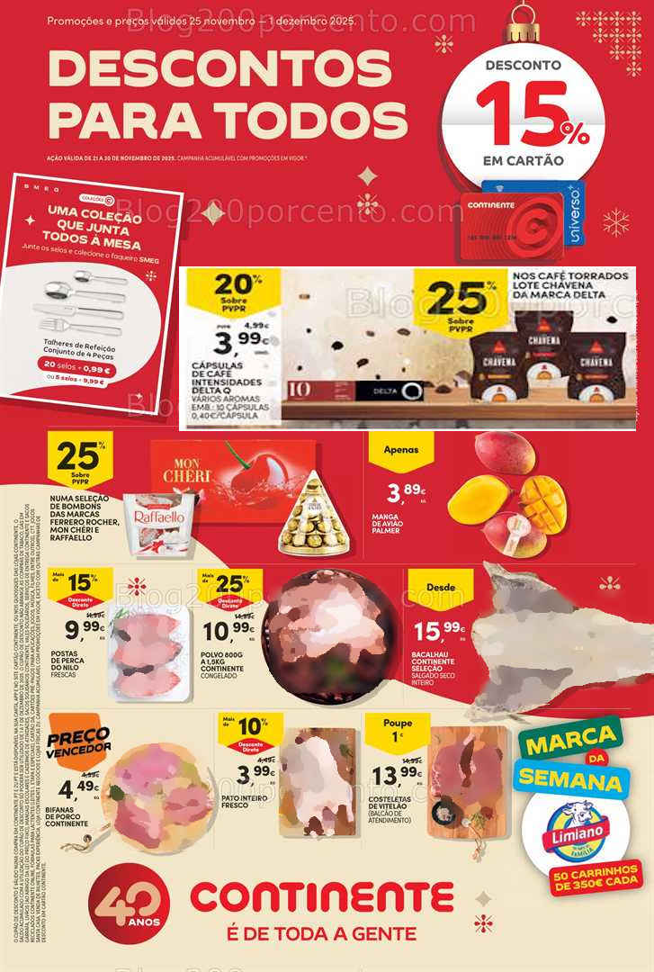 Antevisão Folheto CONTINENTE Bom Dia Promoções de 25 novembro a 1 dezembro