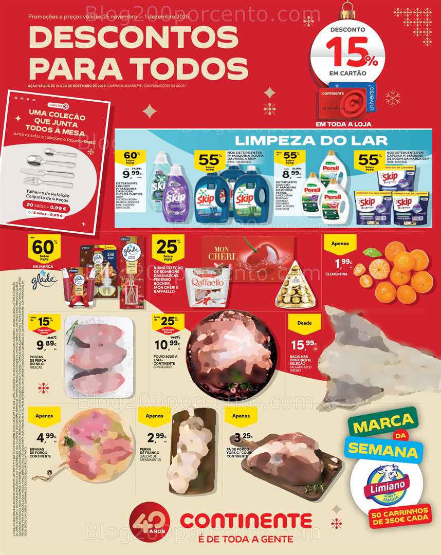 Antevisão Folheto CONTINENTE Madeira Promoções de 25 novembro a 1 dezembro