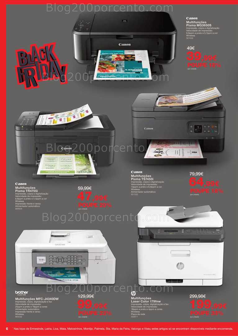 Antevisão Folheto STAPLES Black Friday Promoções de 21 novembro a 1 dezembro