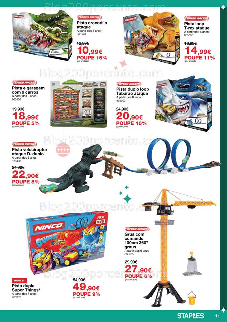 Antevisão Folheto STAPLES Brinquedos Promoções de 25 novembro a 24 dezembro