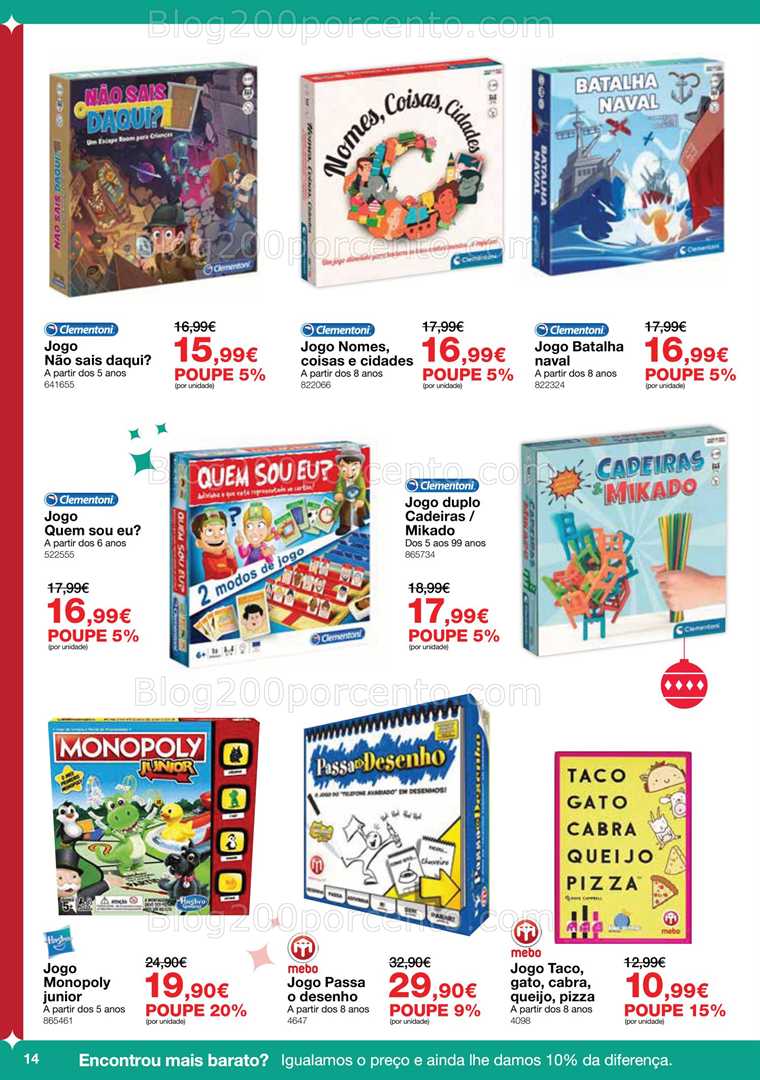 Antevisão Folheto STAPLES Brinquedos Promoções de 25 novembro a 24 dezembro